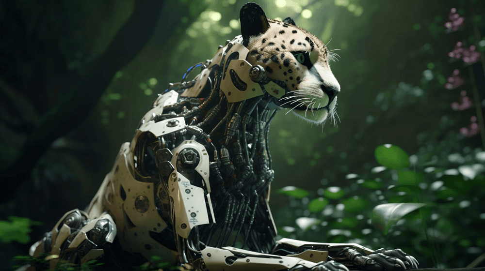 Figure 3. Upscaled cheetah after several iterations and prompt tweaks